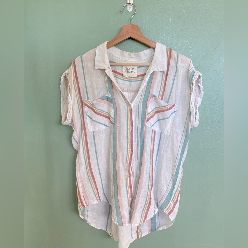 Thread & Supply stripped blouse